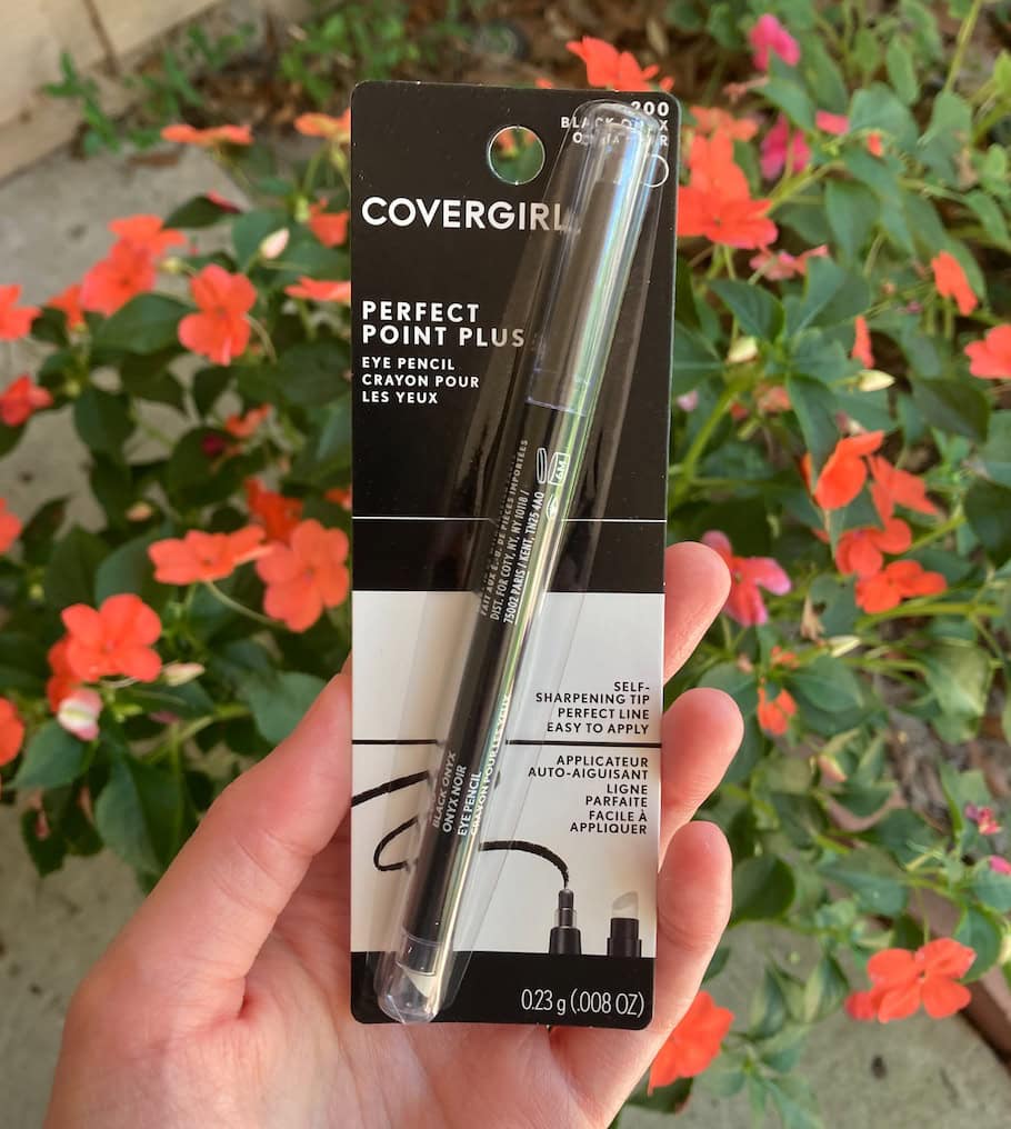 covergirl perfect point eyeliner in hand 