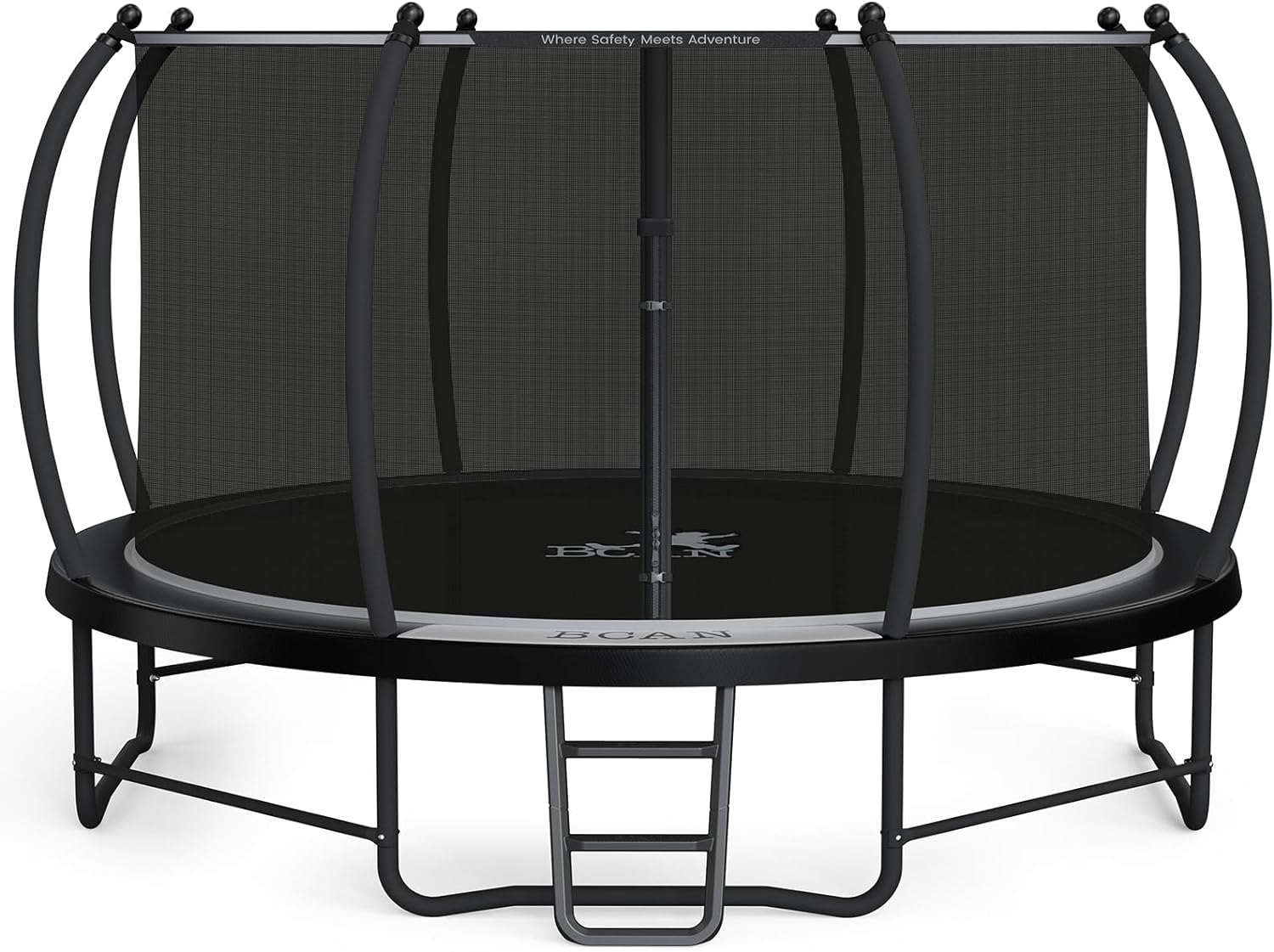 black trampoline