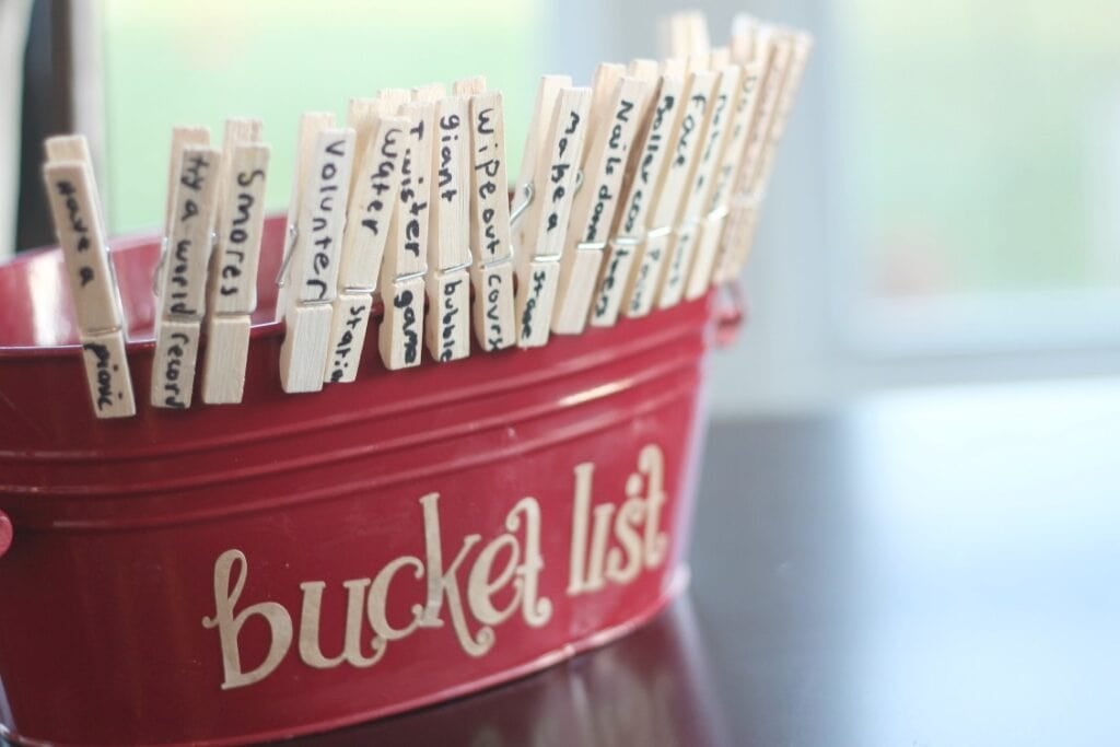 summer bucket list 