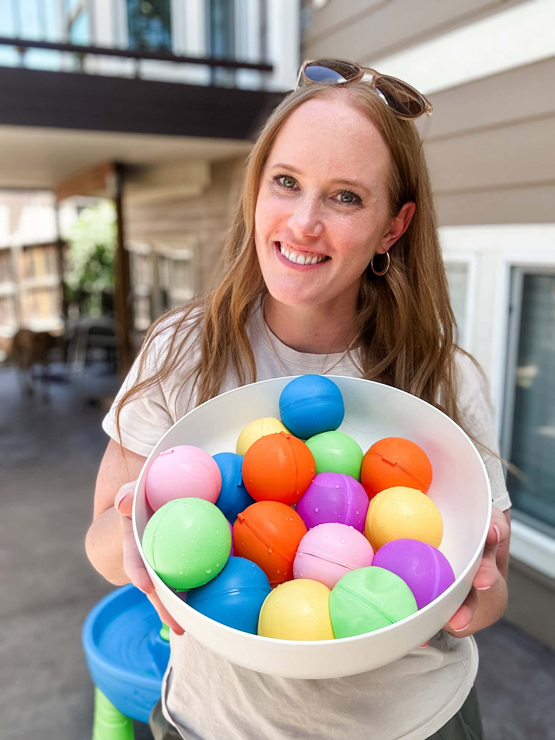 Resuable water balloons in a bowl 