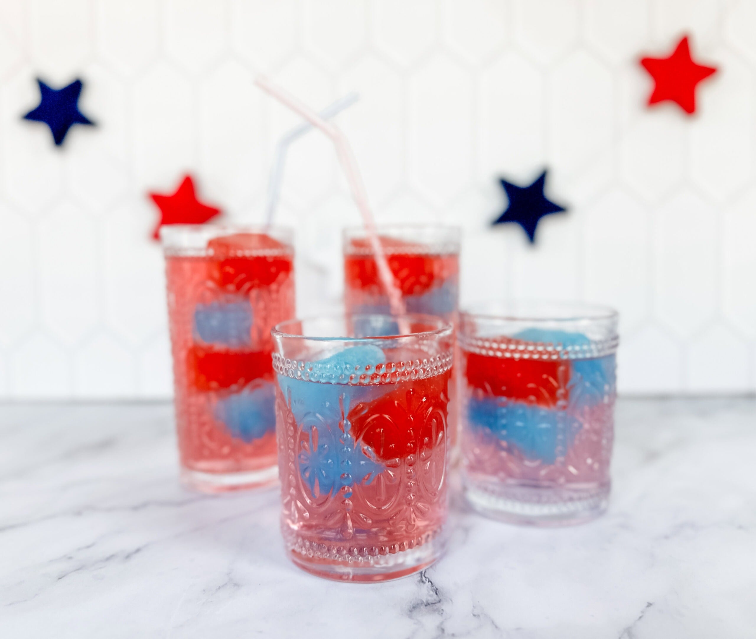 fourth of july sprite spritzer 