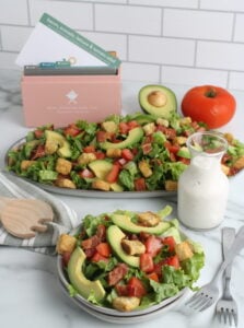 Bacon Lettuce Tomato Avocado Salad