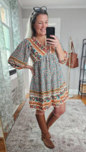 amazon dress boho floral Jamie BTFBM