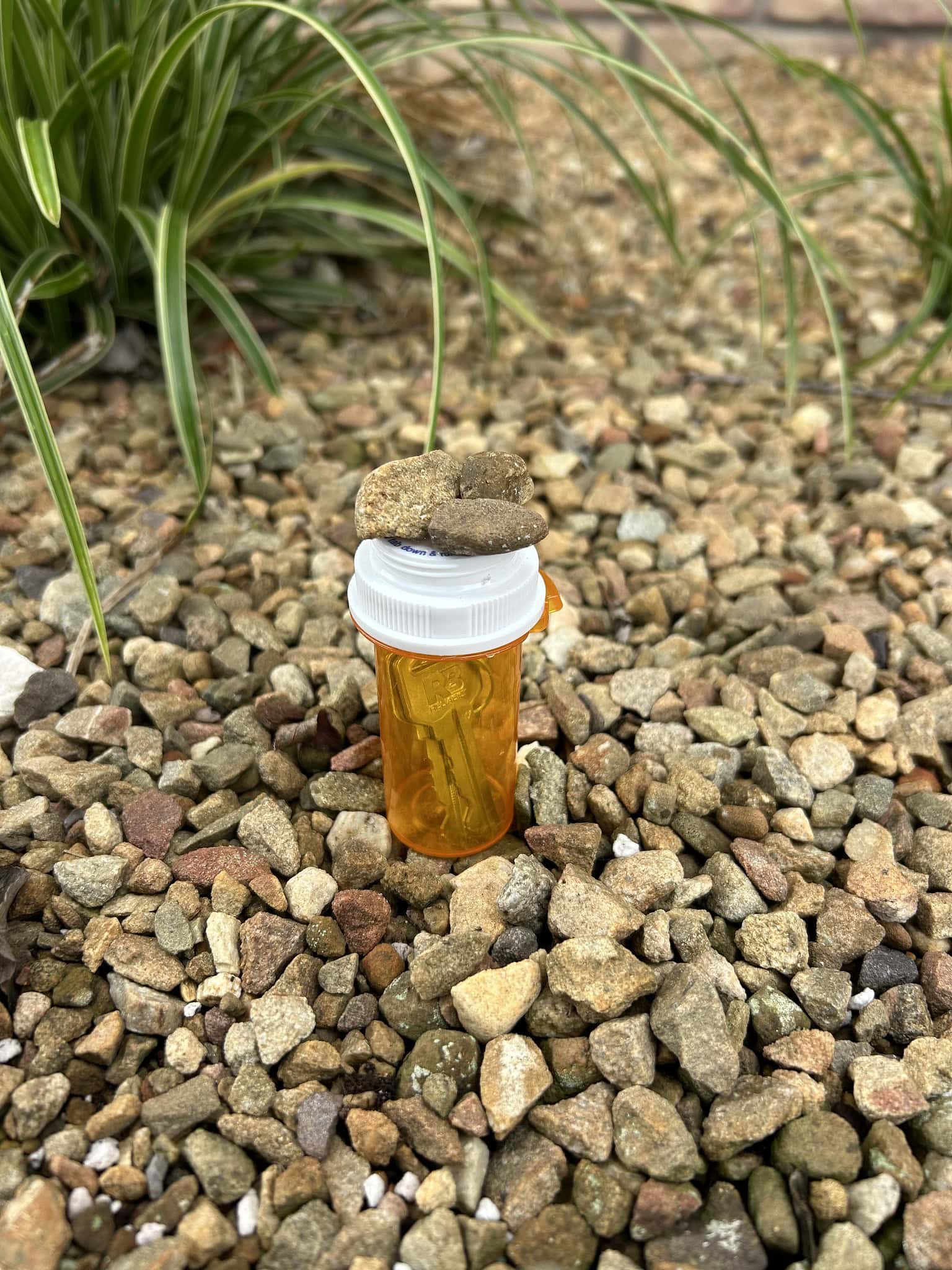 hiding keys in pill bottles