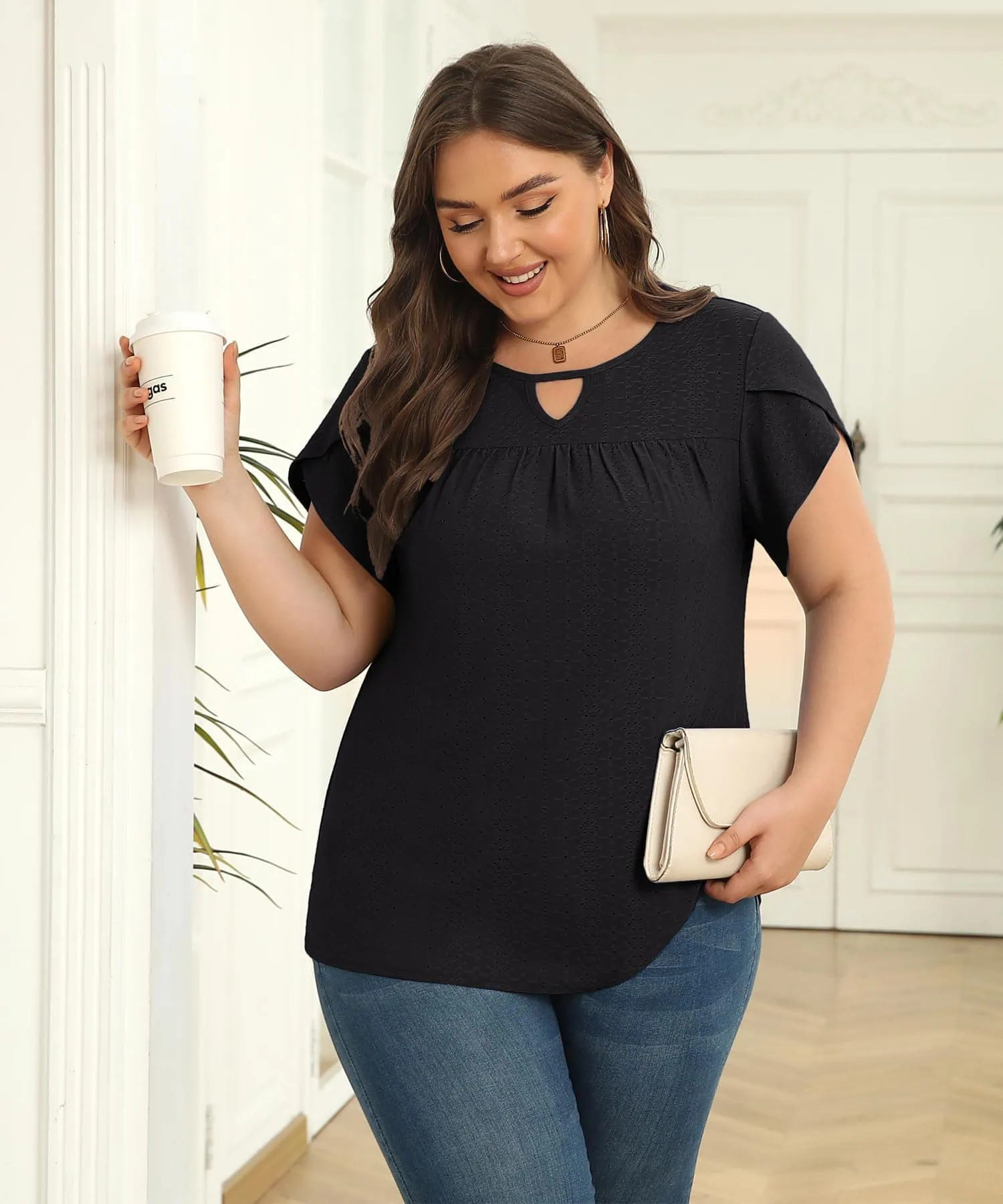Amazon Plus Size Clothes - Save on Summery Blouses & More!