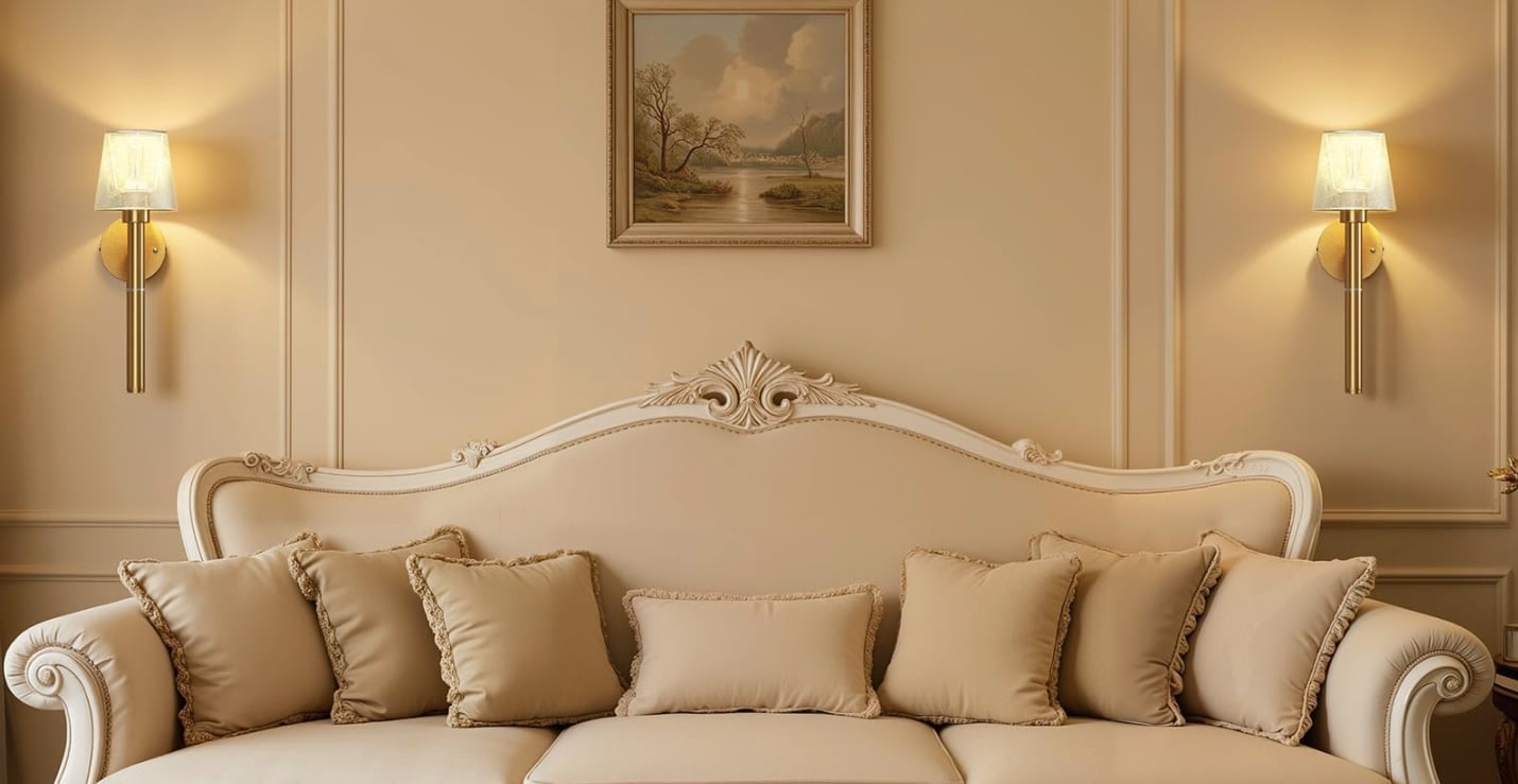 Donsis Set of 2 Battery Operated Wall Sconces Room