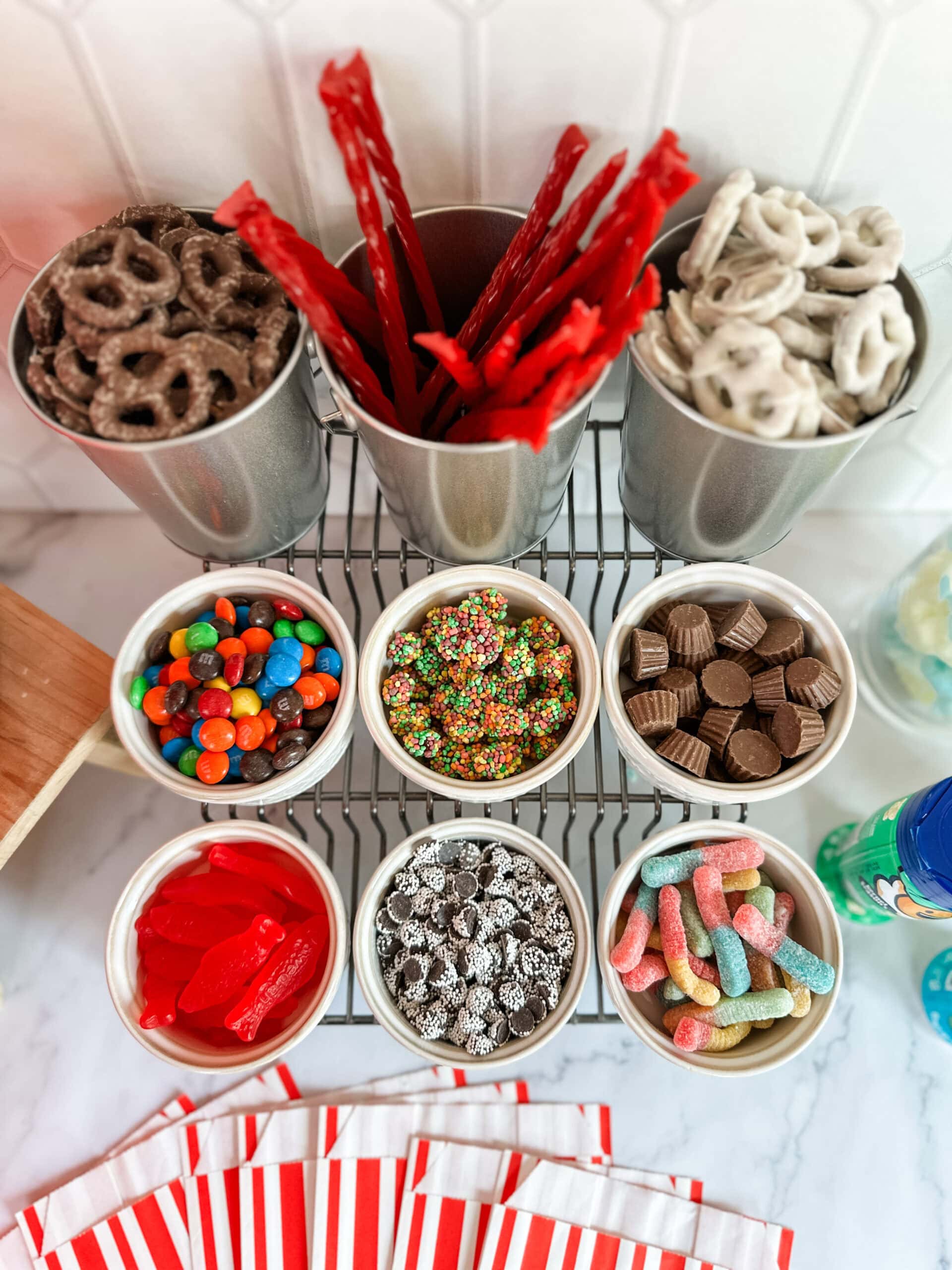 candy for a popcorn bar 