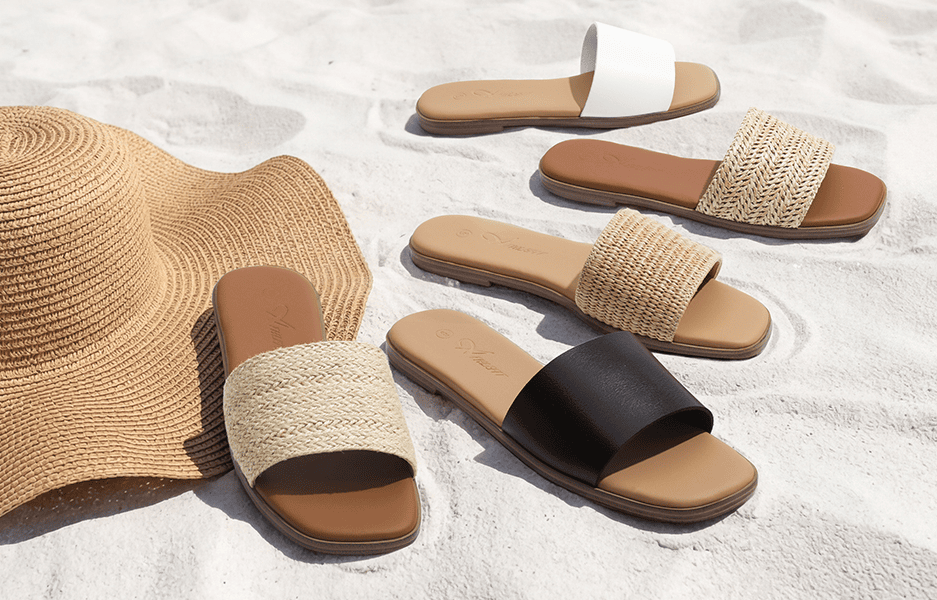 raffia sandals