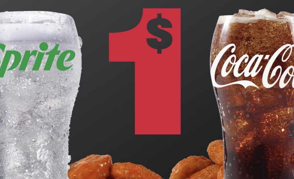 $1 drinks at wendys