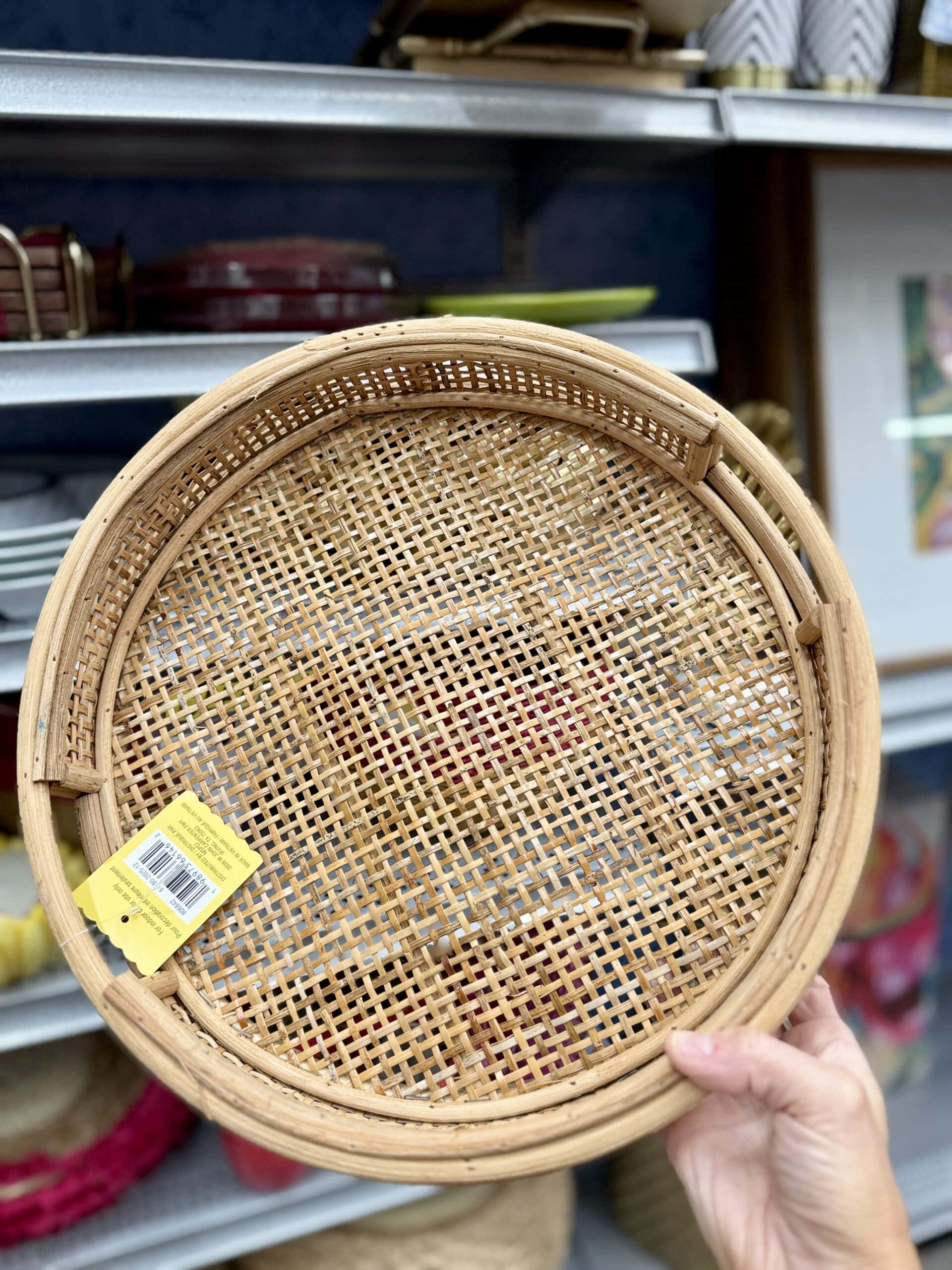 michaels rattan tray