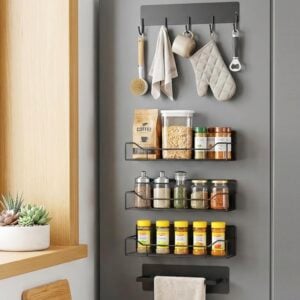 FancyMule Magnetic Spice Rack for Refrigerator