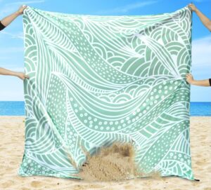 HIHOHO Beach Blanket Waterproof Sandproof Beach Mat