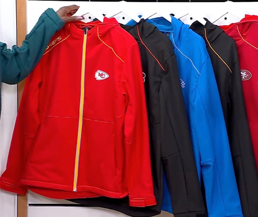 NFL Officially Licensed Hooded Jackets QVC