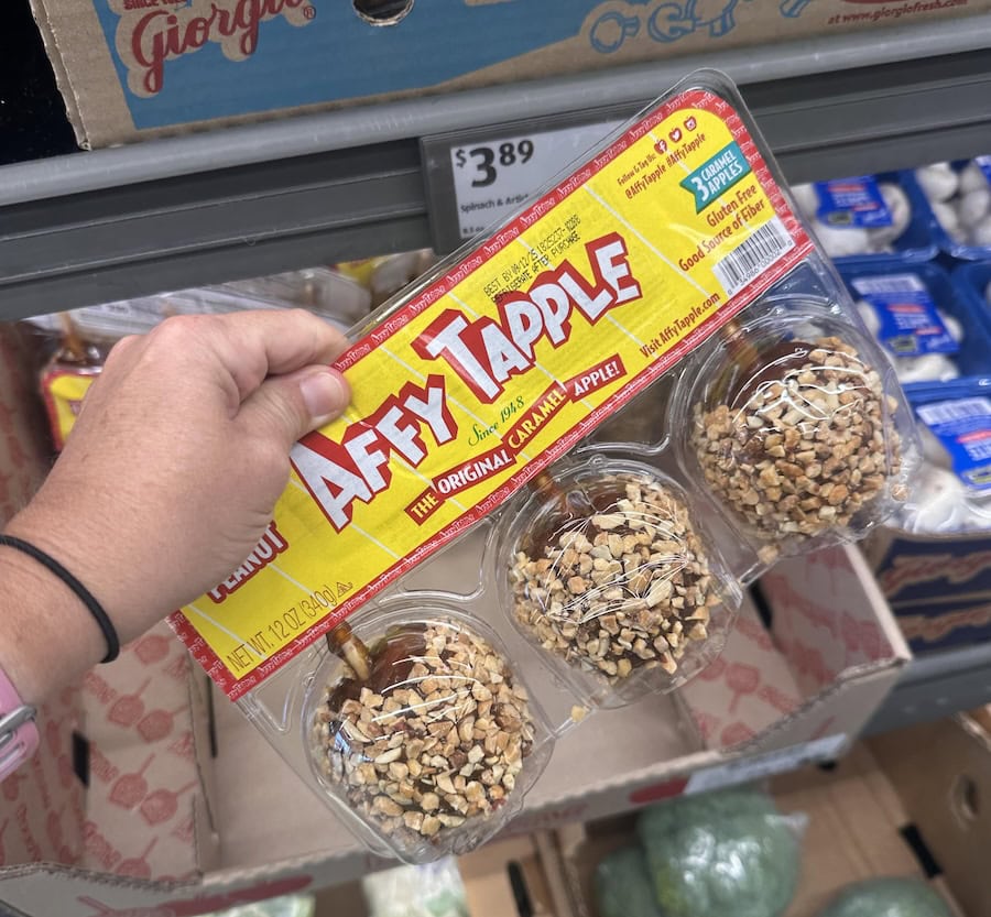 caramel apples at aldi 