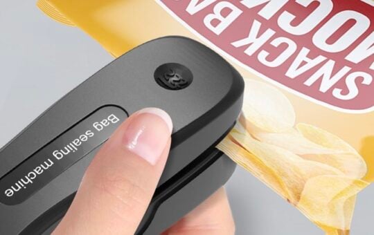 mini bag sealer neatest black