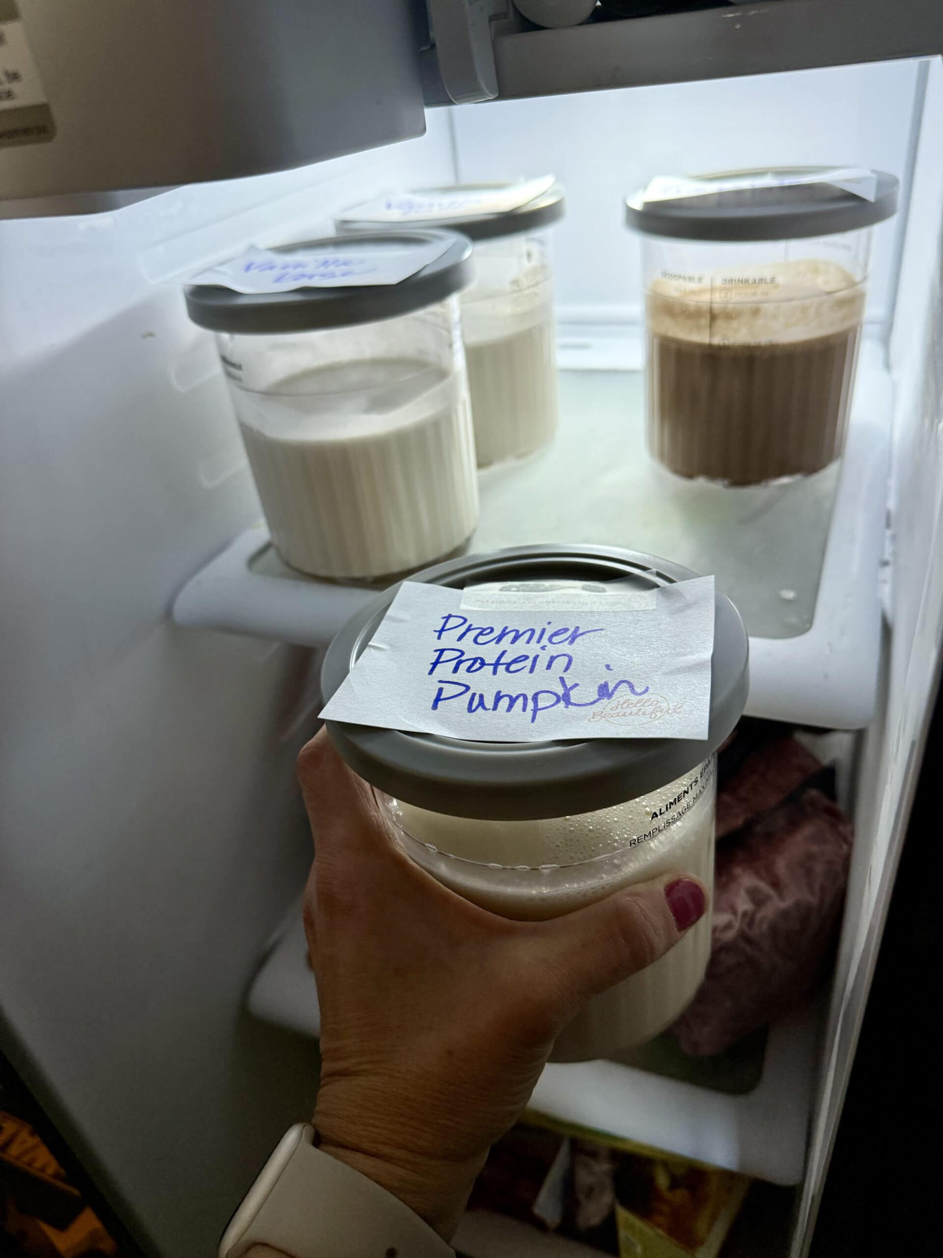 ninja creami jar coming out of freezer 