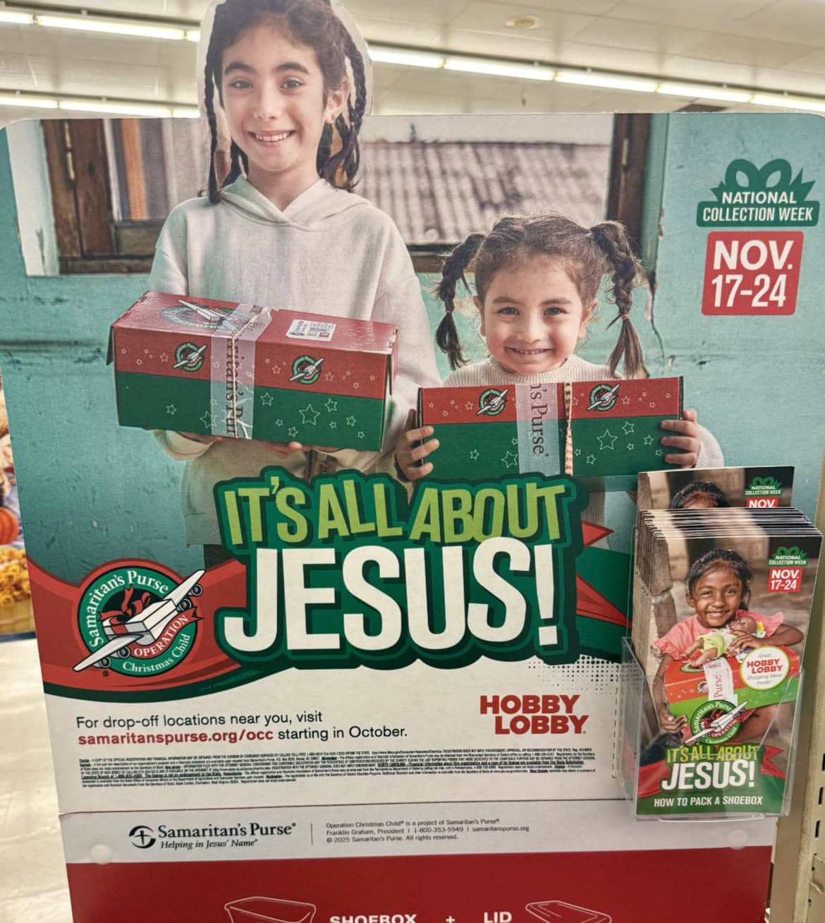 operation christmas child 2025 