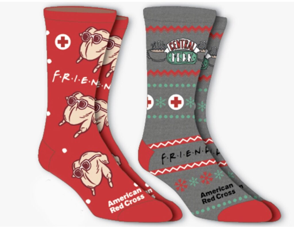 Free Friends Socks at Red cross