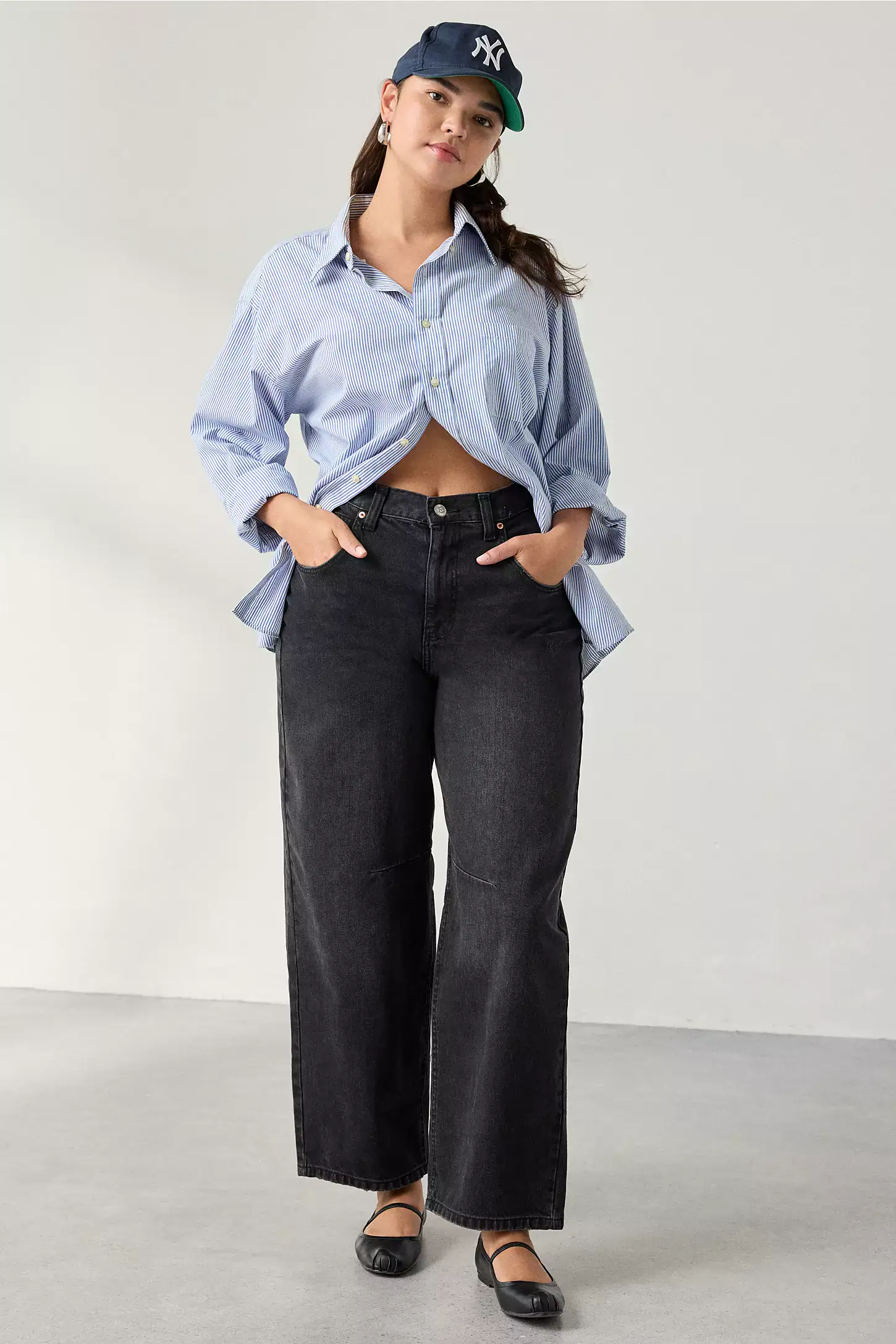 urban outfitters barrel jeans