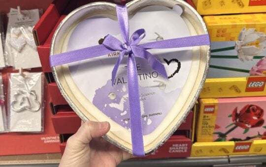 Aldi Heart Candle