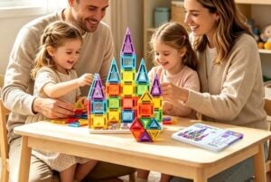 YXOTJHS Mini Magnetic Tiles Set