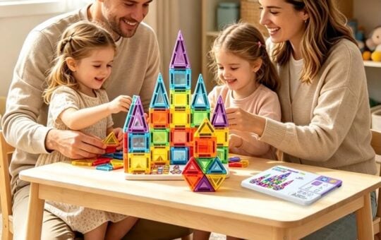 YXOTJHS Mini Magnetic Tiles Set