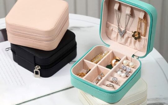 MODENGKONGJIAN Jewelry Travel Case