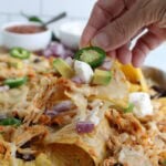 chicken sheet pan nachos