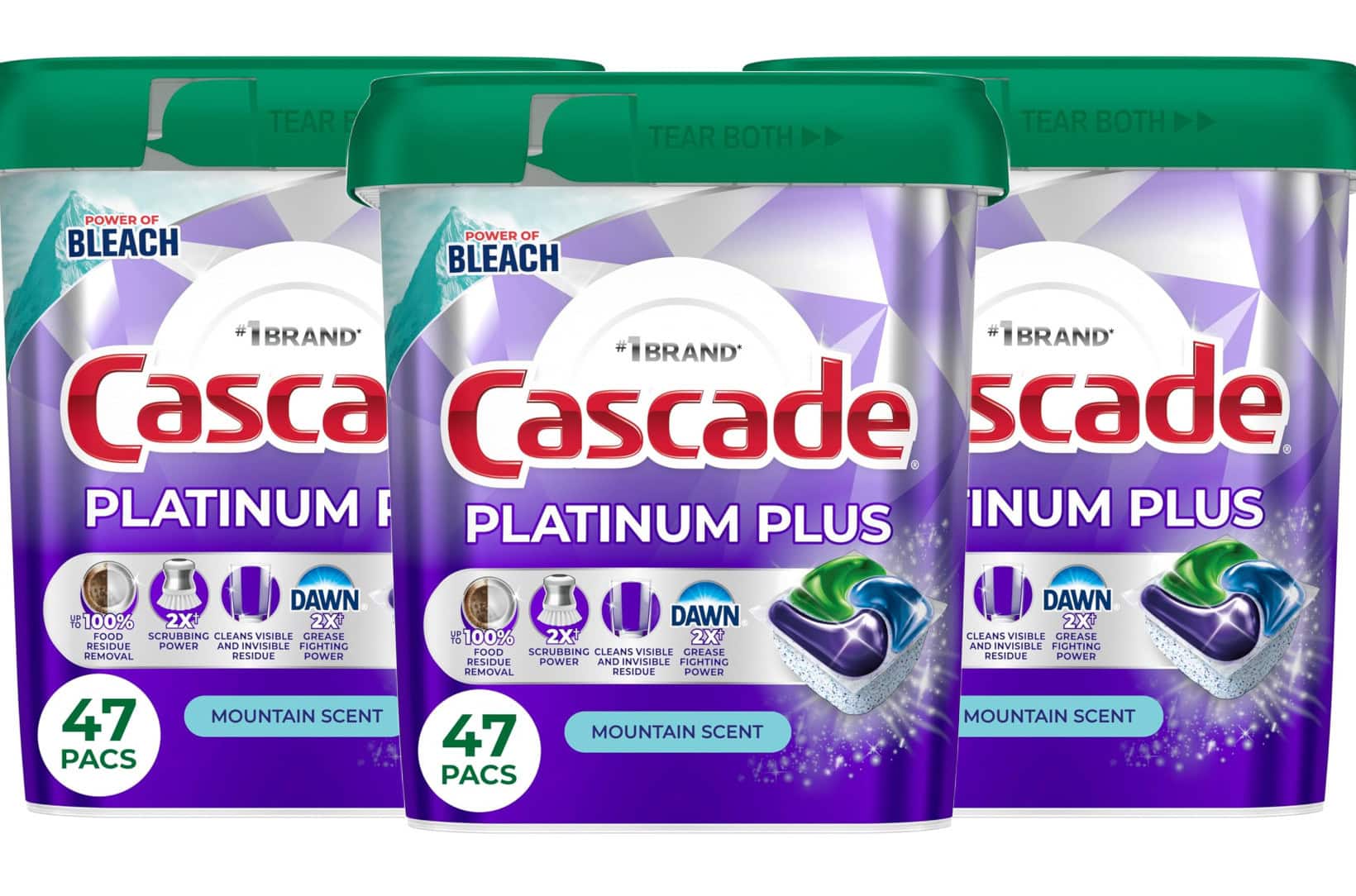 Cascade Platinum Plus 62ct Tub UNDER $17! (Reg $25)
