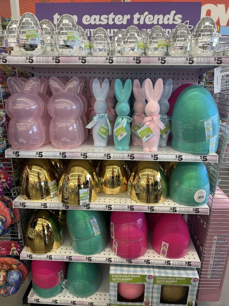 giant easter eggs at five below