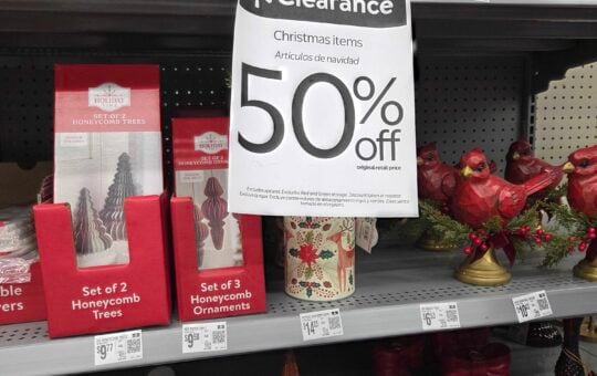 walmart christmas clearance