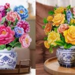 Airpark Pop Up 3D Flower Bouquet Card