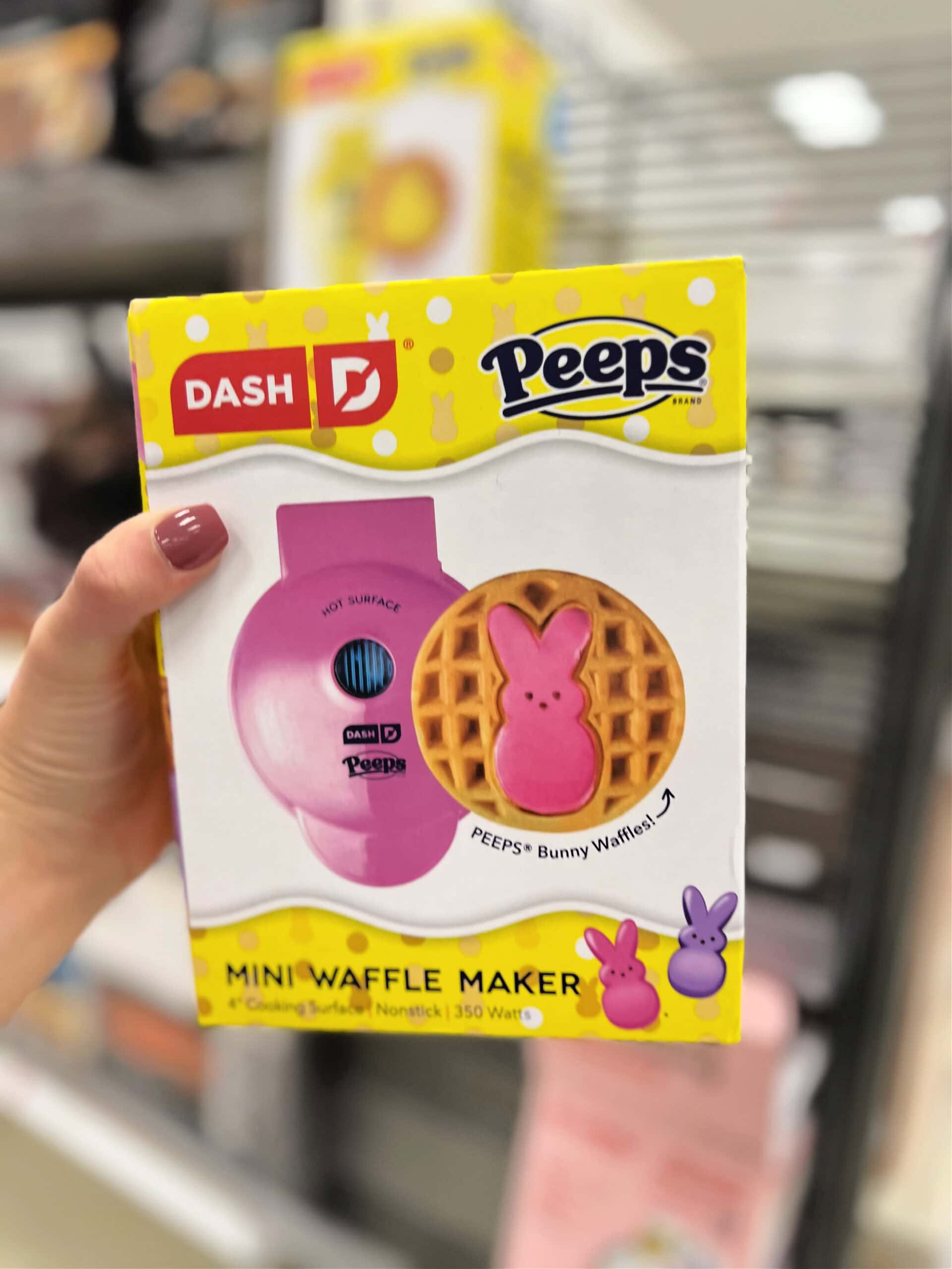 dash peeps mini waffle maker