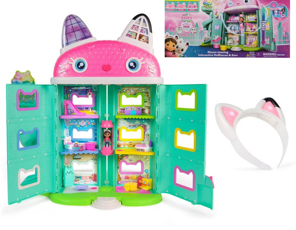 gabby's dollhouse with interactive ears