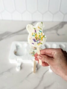 easter bunny yogurt pops