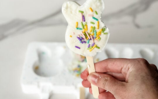 easter bunny yogurt pops