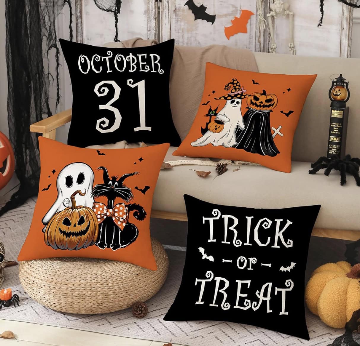 halloween pillow covers 