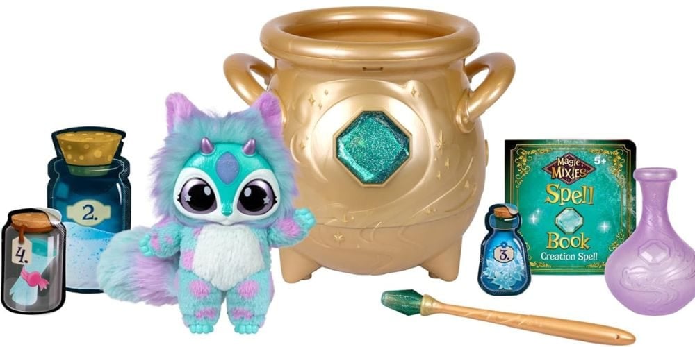 magic mixies cauldron and accessories