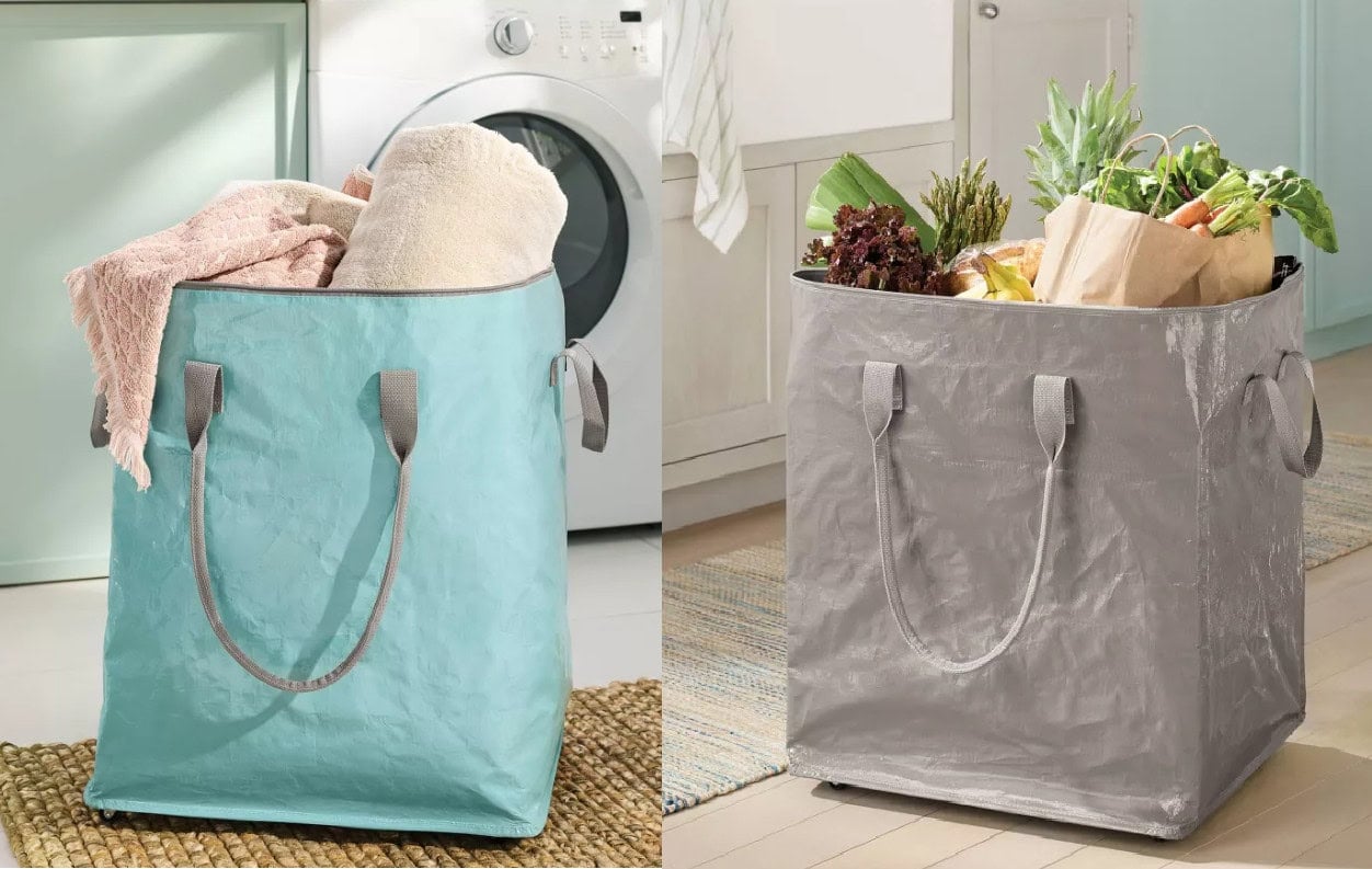 hulken bag alternative at target filled with items 