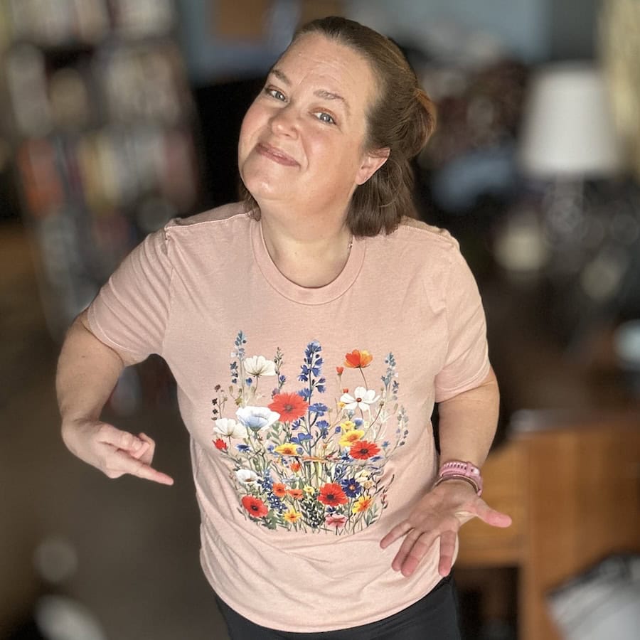 vintage wildflower tee amber jane item