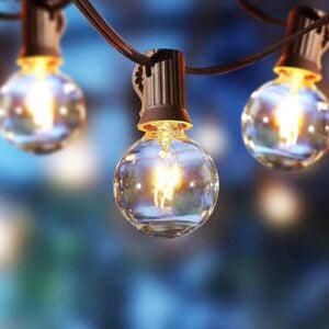 Better Homes & Gardens 20 Count Globe Outdoor Patio String Lights
