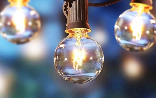 Better Homes & Gardens 20 Count Globe Outdoor Patio String Lights