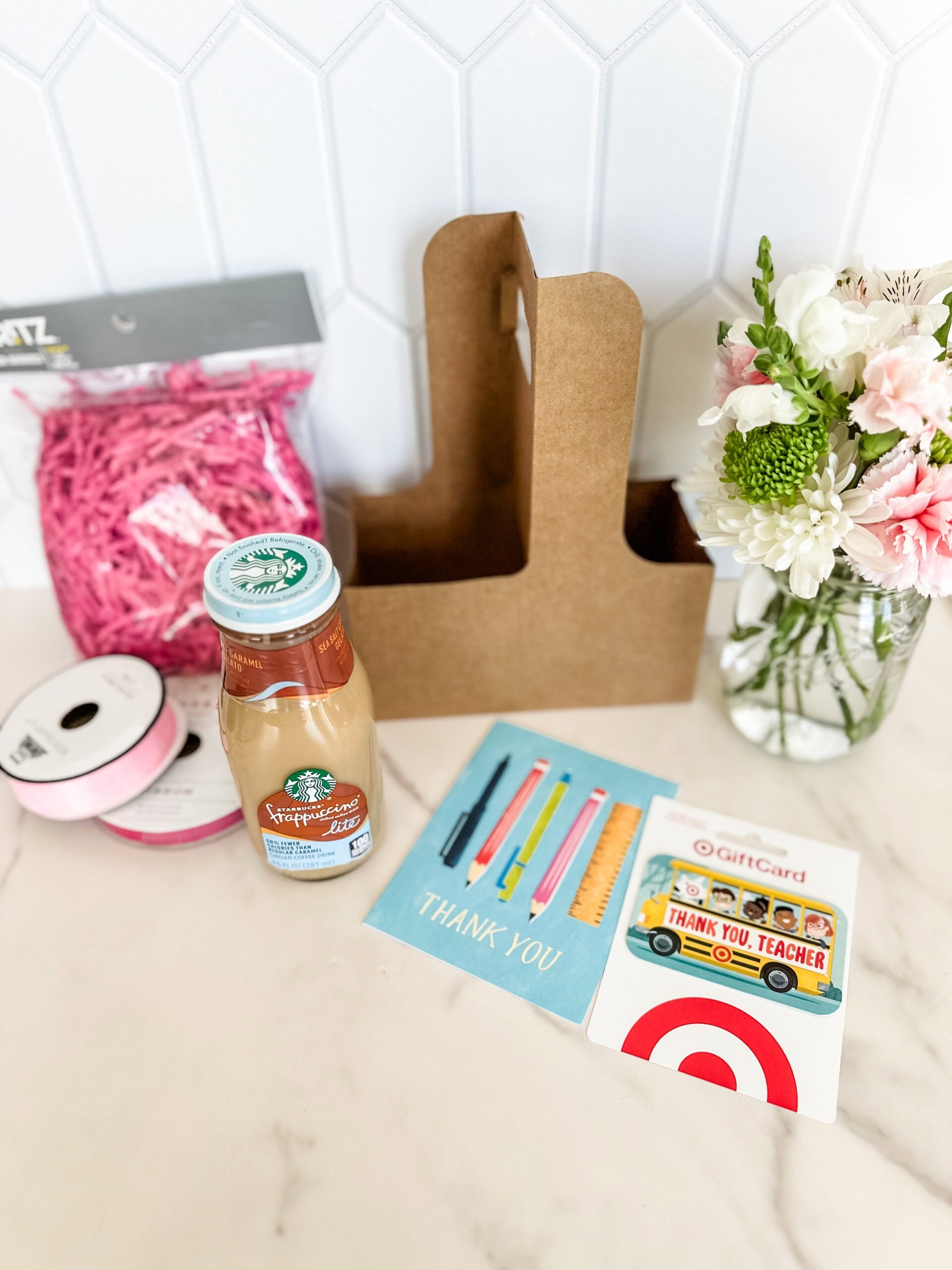 preparing coffee cup gift card