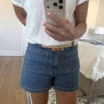 LOFT Sailor Denim Shorts Laurie Phone