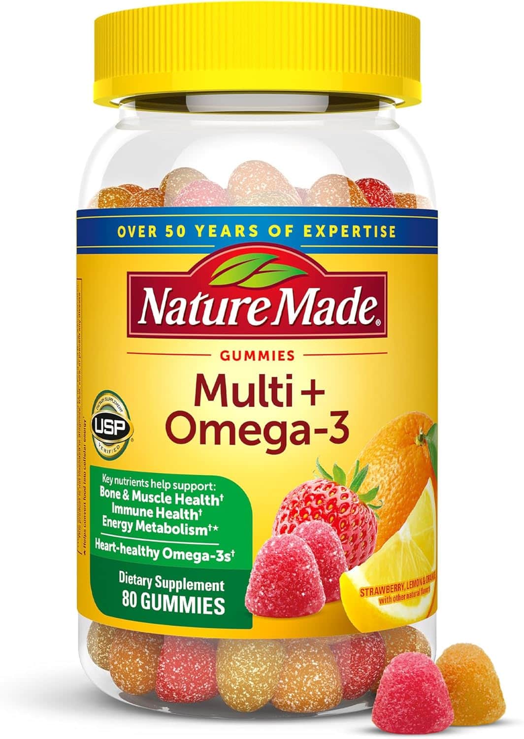 Nature Made Multivitamin + Omega 3, Multivitamin Gummies