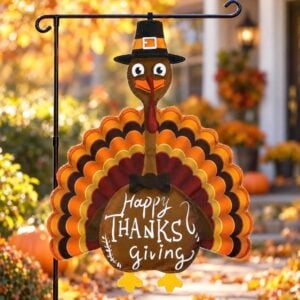 Teeker Thanksgiving Garden Flag