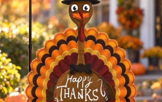 Teeker Thanksgiving Garden Flag