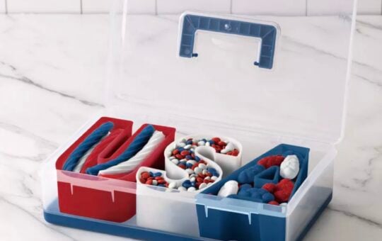 USA cook with color snackle box