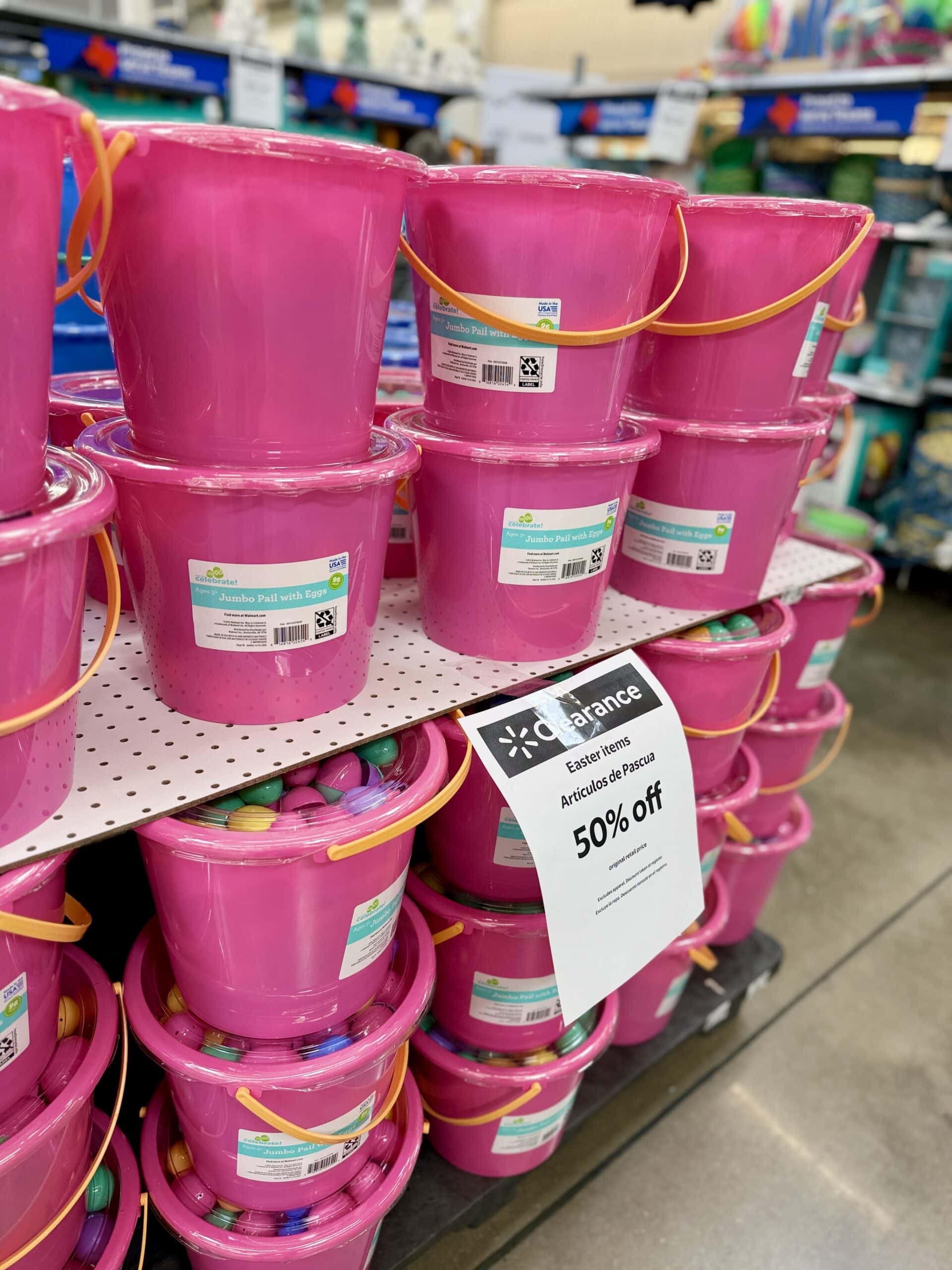 Walmart Easter Bucket Pail