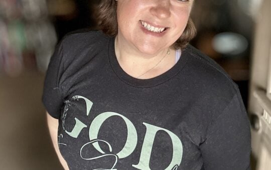 god is good black tshirt